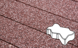 Плитка тротуарная Готика, Granite FINERRO, Зигзаг/Волна Б.2.Ф.6, Емельяновский, 225*112,5*60 мм