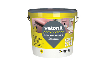 Грунтовка сцепляющая vetonit prim contact, 5 кг
