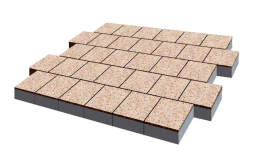 Плитка тротуарная SteinRus Valencia Б.3.К.8 Backwash, Грейзен, 300*300*80 мм