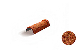 Конек полукруглый Metrotile, Terracotta