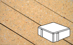 Плитка тротуарная Готика Granite FINERRO, Квадрат В.1.К.8, Павловское 100*100*80 мм