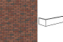 Клинкерная плитка угловая King Klinker Old Castle Old factory HF50, 240*71*115*10 мм
