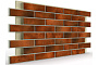 Термопанель на пенополиуретане (ППУ) с клинкерной плиткой BestPoint Retro Brick Chili 1166*616*65 мм