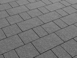 Плитка тротуарная Старый город Б.1.Фсм.8 гранит серый, комплект 3 шт, толщина 80 мм