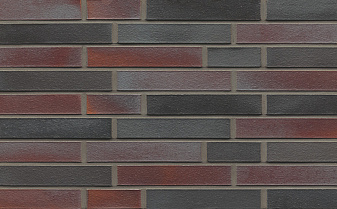 Кирпич клинкерный Muhr 25 Violettschwarz гладкий, 290*60*52 мм