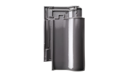 Керамическая черепица рядовая ERLUS Е 58 SL базальтово-серый, ангоб селект