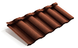 Композитная черепица рядовая Metrotile Roman Scarlet