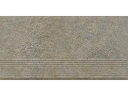 Клинкерная ступень с насечками Paradyz Eremite, Taupe, 600*300*8,5 мм