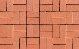Клинкерная брусчатка Westerwaelder Klinker WK110R40 Design Rot PK, 200*100*40 мм