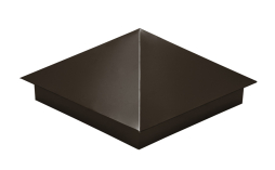 Колпак на столб Grand Line, 0,5 GreenCoat Pural BT Matt, RR 32, 390*390 мм