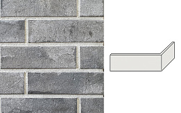Клинкерная плитка угловая INTERBAU Brick Loft, INT 575 Felsgrau, 240*115*52*10 мм