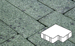 Плитка тротуарная Готика, Granite FINO, Калипсо Б.2.Ф.6, Порфир, 200*200*60 мм