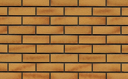 Кирпич клинкерный Muhr 02 Gelb Bunt Wasserstrich, 240*52*52 мм