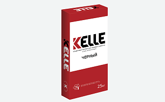 Цветной кладочный раствор Kelle черный, 25 кг