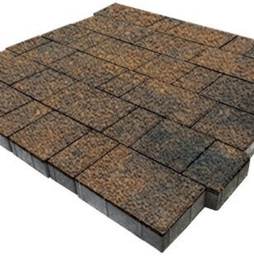 Плитка тротуарная SteinRus, Бельпассо Б.23(М).Псм.6, Native, ColorMix Бомонт, толщина 60 мм