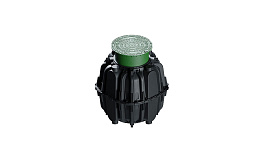 Колодец пластиковый с крышкой люка универсальный AQUASTOK, H1300-1500 мм
