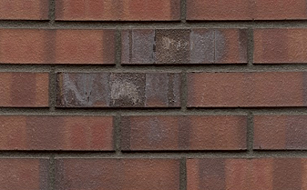 Кирпич клинкерный Muhr 03 KS Naturrot Kohle Spezial гладкий, 240*115*71 мм