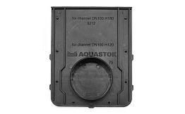Заглушка пластиковая для лотков водоотводных DN200 и H297 AQUASTOK