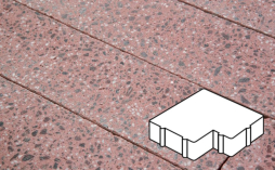 Плитка тротуарная Готика, Granite FINO, Калипсо Б.2.Ф.6, Ладожский, 200*200*60 мм
