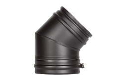Отвод Schiedel PERMETER 25 30 град. черный, D 150/200 мм