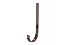 Кронштейн желоба Docke LUX металлический, шоколад