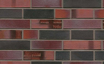 Кирпич клинкерный Muhr 29 S Schwarzblau-bunt Spezial гладкий, Spalter NF, 240*55*71 мм