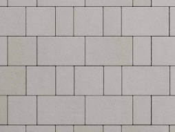 Плитка тротуарная Старый город Б.1.Фсм.6 стандарт гладкий белый, комплект 3 шт, толщина 60 мм