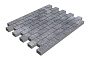 Плитка тротуарная SteinRus Прямоугольник Б.6.П.6 Backwash Ладога, 200*100*60 мм
