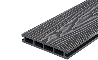 Террасная доска Decking Country Графит (Жженый кедр), 3000*150*24 мм