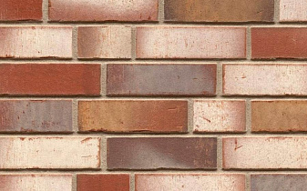 Клинкерная плитка под кирпич Feldhaus Klinker NF 14 R921 vario ardor trecolora 240*71*14 мм