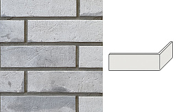 Клинкерная плитка угловая INTERBAU Brick Loft, INT 574 Hellgrau, 240*115*52*10 мм