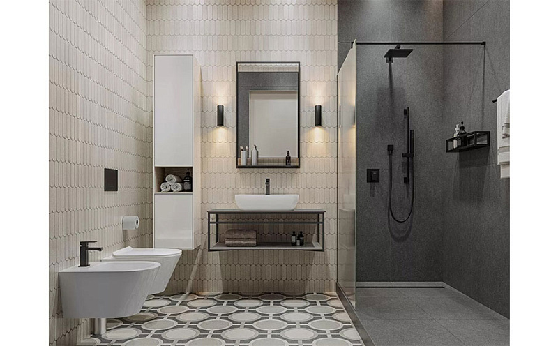 Керамогранит KERAMA MARAZZI Джиминьяно антрацит лаппатированный обрезной, 1195*600*9 мм