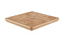 Клинкерная угловая ступень флорентинер Interbau Nature Art Gobi sand, 320*320*9,5 мм