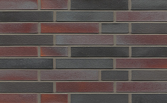 Кирпич клинкерный Muhr 25 Violettschwarz гладкий, 240*90*40 мм