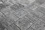 Плитка тротуарная Старый город А.1.Фсм.4 листопад гранит антрацит, комплект 3 шт, толщина 40 мм