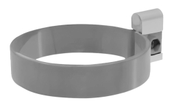 Хомут трубы BRAAS, 150/100 мм, ПВХ, графит