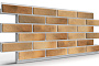 Термопанель на пенополистироле (ППС) с клинкерной плиткой BestPoint Retro Brick Masala 1145*470*80 мм
