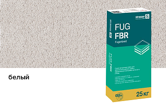 Сухая затирочная смесь strasser FUG FBR для широких швов белый, 25 кг