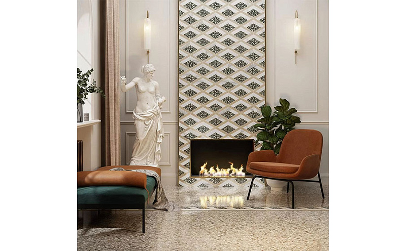 Керамогранит KERAMA MARAZZI Бричиола бежевый светлый лаппатированный обрезной, 600*600*9 мм