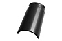 Керамическая черепица конек гладкий №6 TONDACH Figaro 11 (Planoton 11), Black glazed