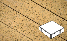 Плитка тротуарная Готика, City Granite FERRO, Квадрат В.1.К.8, Жельтау, 150*150*80 мм