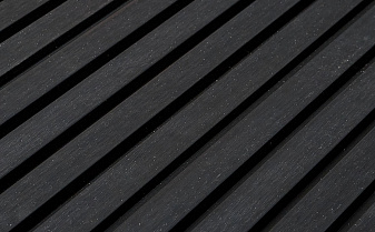 Реечная фасадная панель из ДПК CM Wall Black wood (Черное дерево), 4000*219*26 мм
