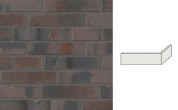 Клинкерная плитка угловая Stroeher Brickwerk, Brick 60 652 moorbraun 240*50*52*12 мм