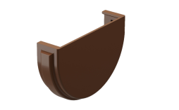 Заглушка желоба Docke PREMIUM, каштан