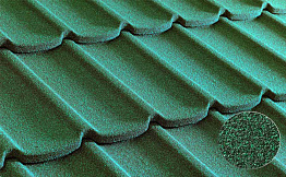 Композитная черепица рядовая Metrotile Mistral Green