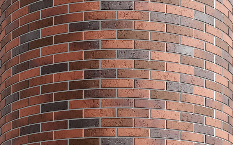 Кирпич облицовочный Красная гвардия Allegro, 250*120*65 мм