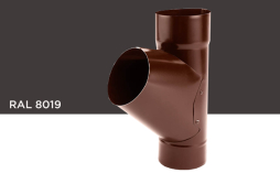 Тройник универсальный Galeco для системы STAL RAL 8019