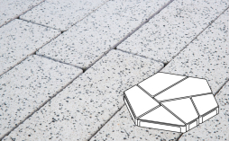 Плитка тротуарная Готика, City Granite FINERRO, Полигональ Б.8.Фсм.8, Покостовский, 893*780*80 мм