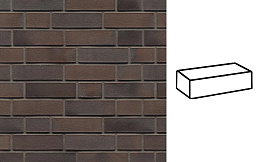 Кирпич клинкерный Westerwaelder Klinker WK 833A, Schwarz-braun, 240*55*71 мм