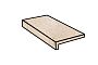 Клинкерная ступень прямой угол Stroeher Gravel Blend 960 beige 294х175х52х10 мм